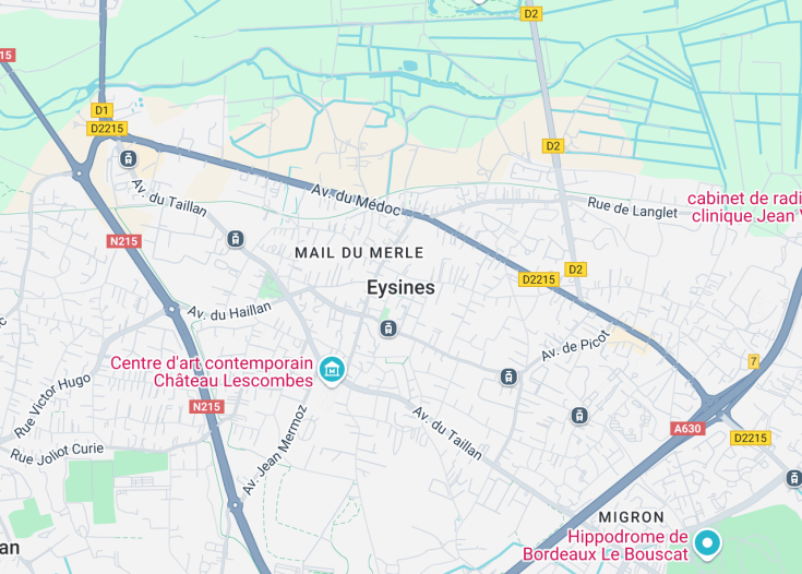 Map of Eysines, France