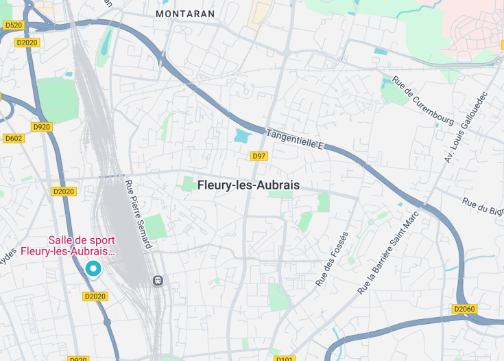 Map of Fleury-les-Aubrais, France