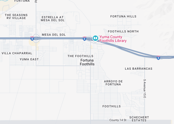 Map of Fortuna Foothills, Arizona (USA)