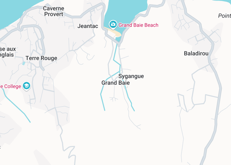 Map of Grand Baie, Mauritius