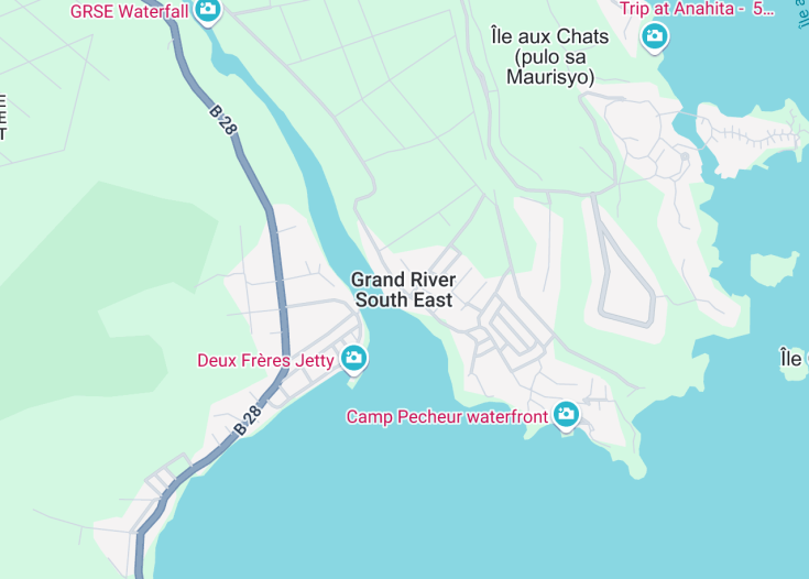 Map of Grand River South East, 