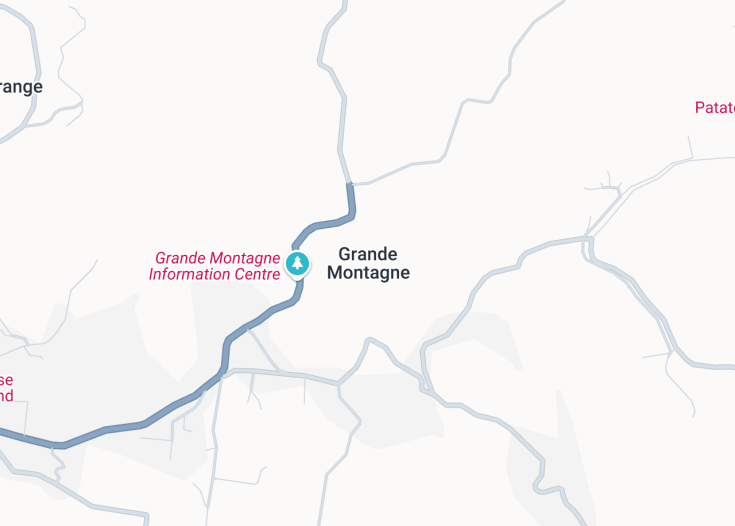 Map of Grande Montagne, Rodrigues (Mauritius)