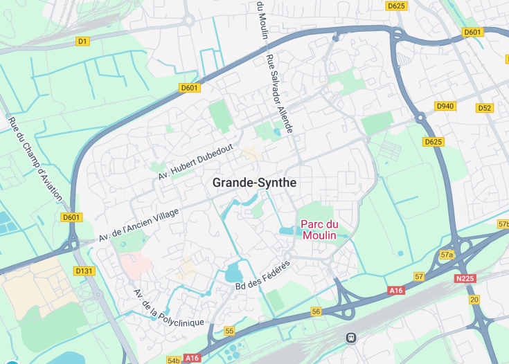 Map of Grande-Synthe, France