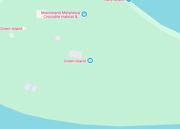 Map of Green Island, Australia