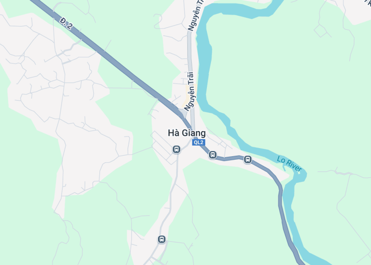 Map of Hà Giang, Vietnam