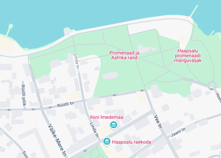 Map of Haapsalu Maria-Magdaleena kirik, Haapsalu