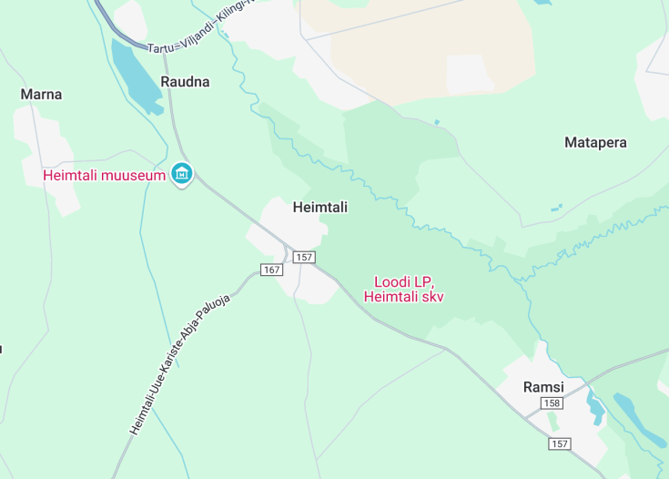 Map of Heimtali Manor, Viljandi