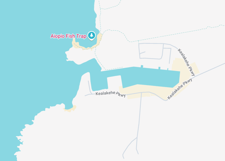 Map of Honokohau Small Boat Harbor, Kailua-Kona