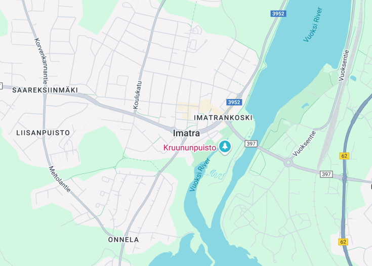 Map of Imatra, Finland