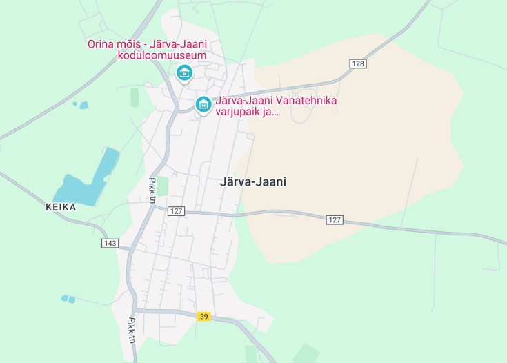 Map of Järva-Jaani, Estonia