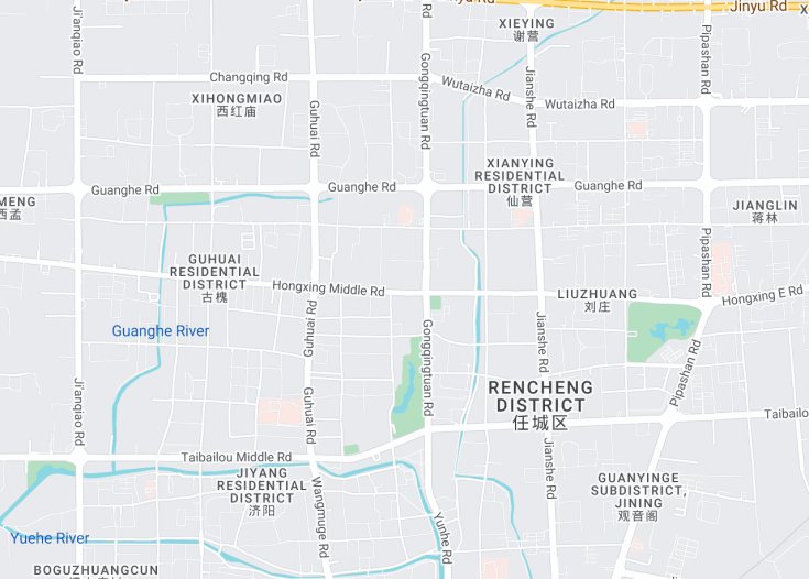 Map of Jining, China