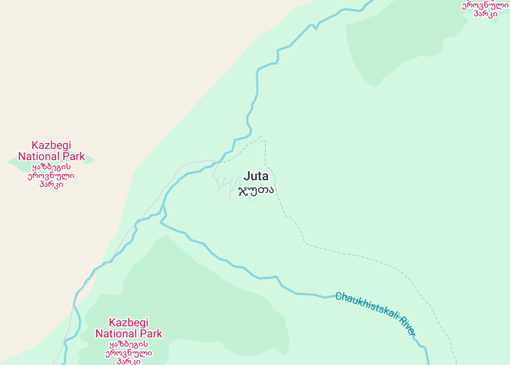 Map of Juta, Georgia