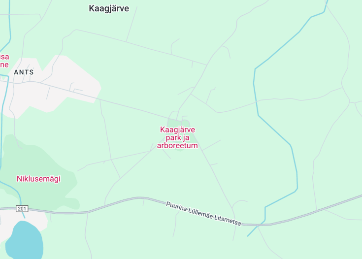 Map of Kaagjärve mõis, Valga