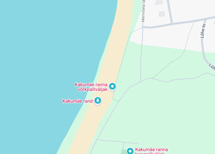 Map of Kakumäe rand, Tallinn