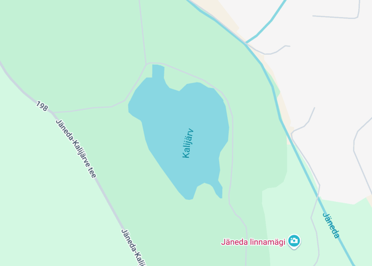 Map of Kalijärv, Jäneda