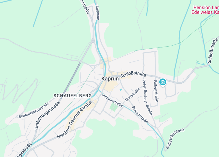 Map of Kaprun, Austria