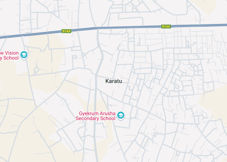 Map of Karatu, Tanzania