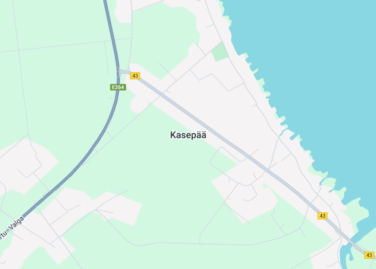 Map of Kasepää, Estonia