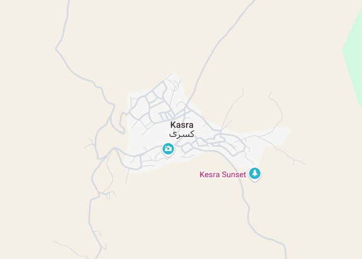 Map of Kesra, Tunisia