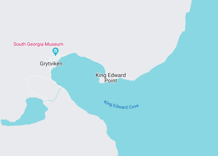 Map of King Edward Point, South Georgia and the South Sandwich Islands (United Kingdom)