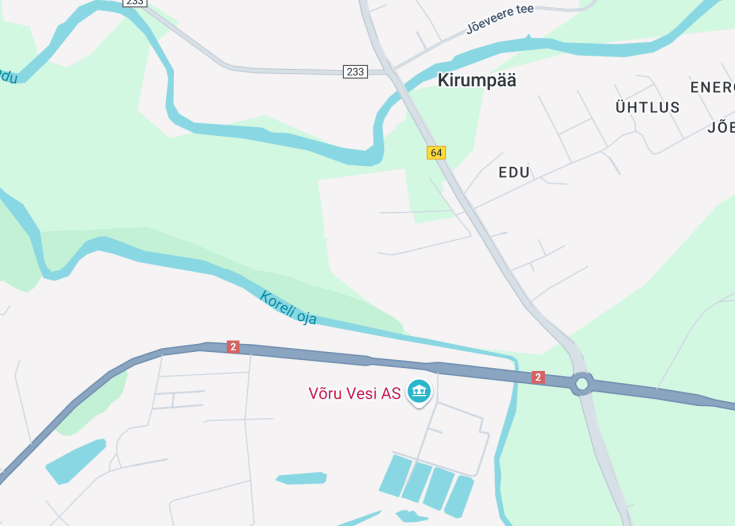 Map of Kirumpää Linnuse varemed, Võru