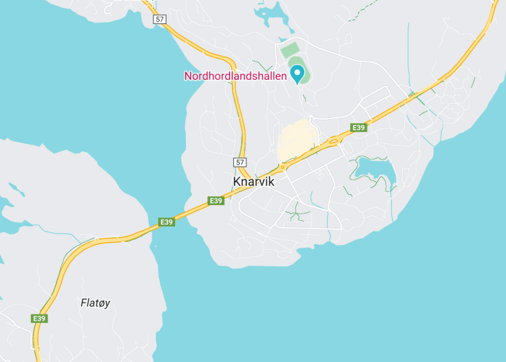 Map of Knarvik, Norway