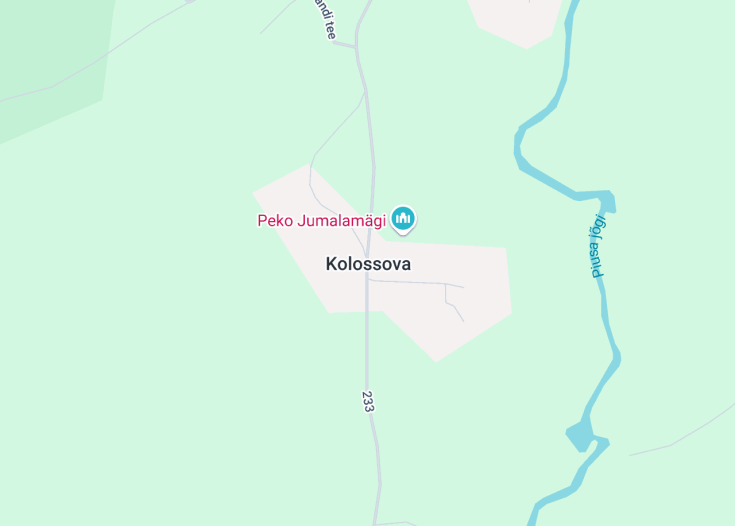 Map of Kolossova, Estonia