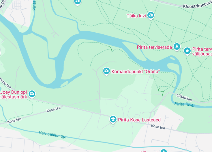 Map of Komandopunkt “Orbita”, Tallinn