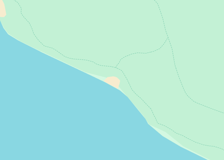 Map of Kraljev Gaj beach, Croatia