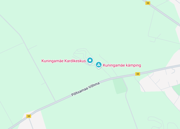 Map of Kuningamäe Kardikeskus, Põltsamaa