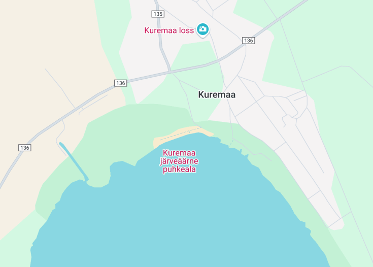 Map of Kuremaa rand, Kuremaa