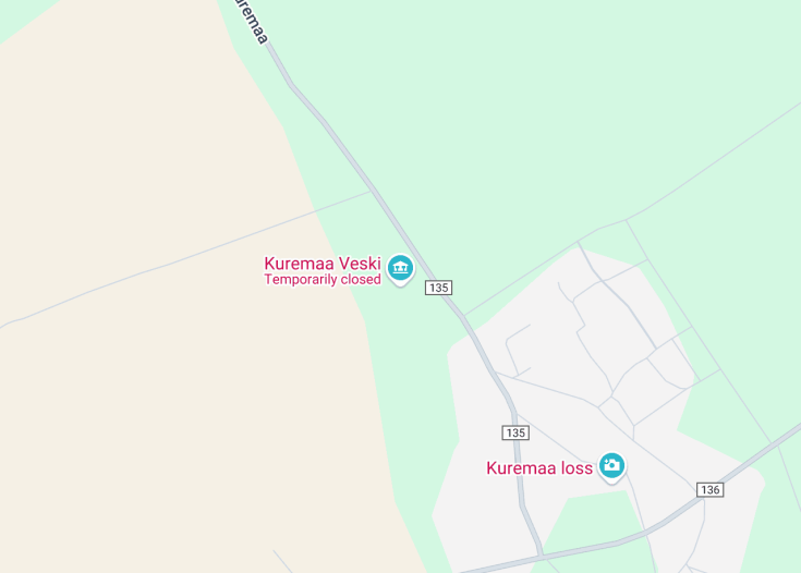 Map of Kuremaa Veski, Kuremaa