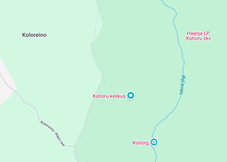 Map of Kütioru matkarada, Võru