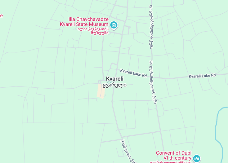 Map of Kvareli, Georgia