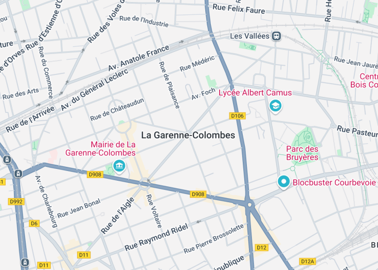 Map of La Garenne-Colombes, France