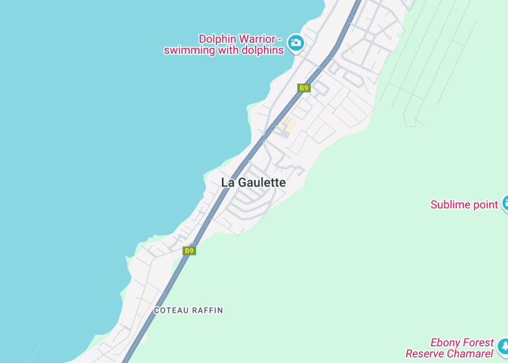 Map of La Gaulette, 