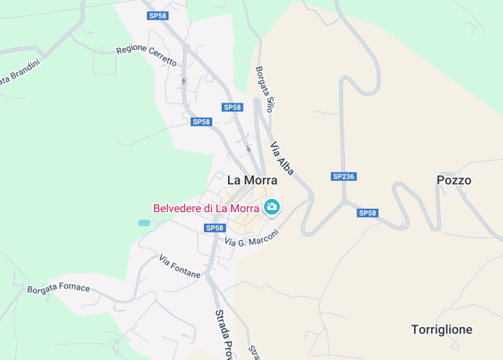 Map of La Morra, Italy