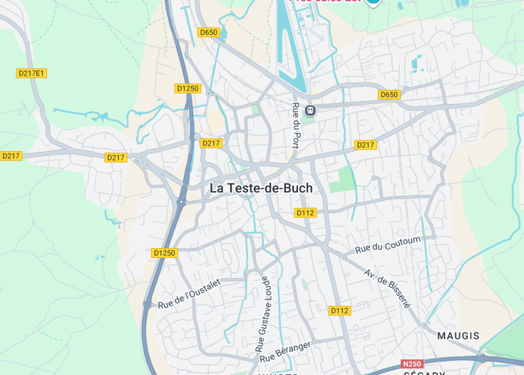 Map of La Teste-de-Buch, France