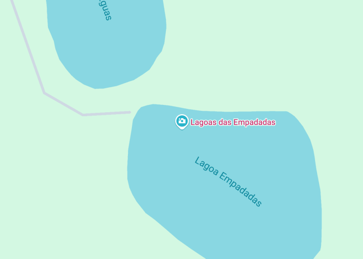 Map of Lagoas das Empadadas, Portugal