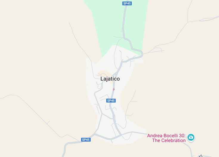 Map of Lajatico, Italy