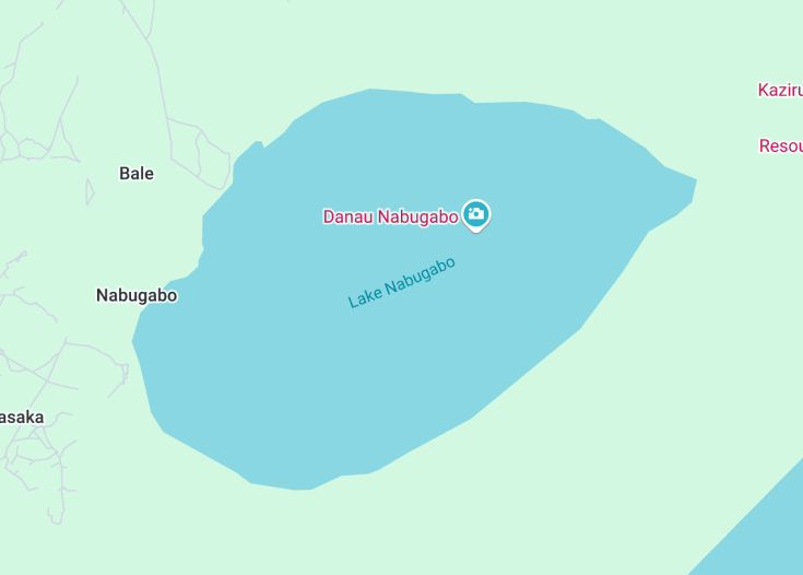 Map of Lake Nabugabo, Masaka