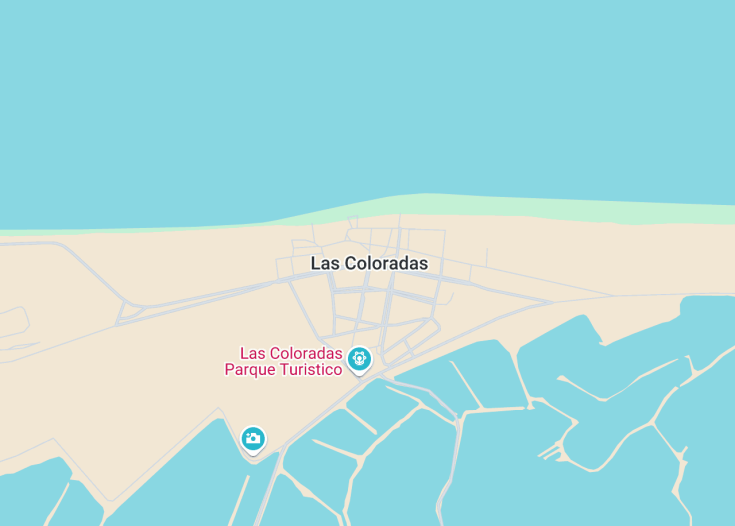 Map of Las Coloradas, Mexico