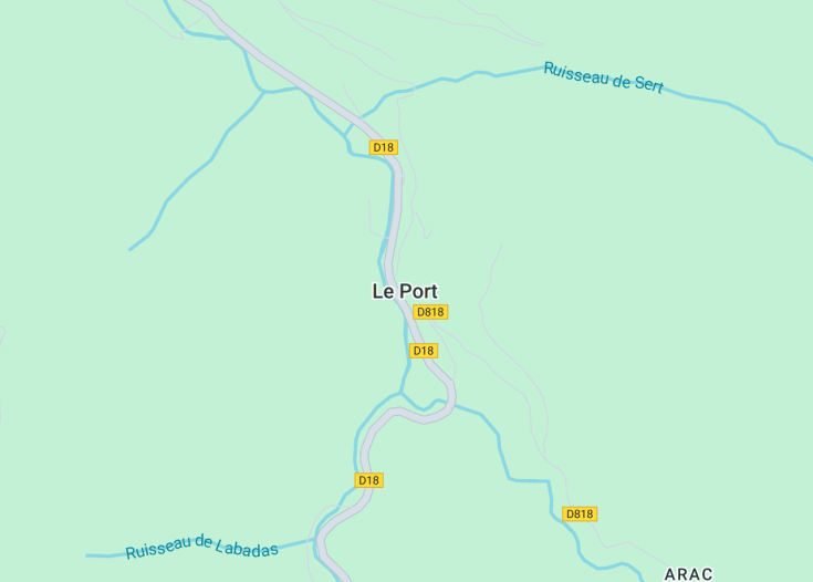 Map of Le Port, France