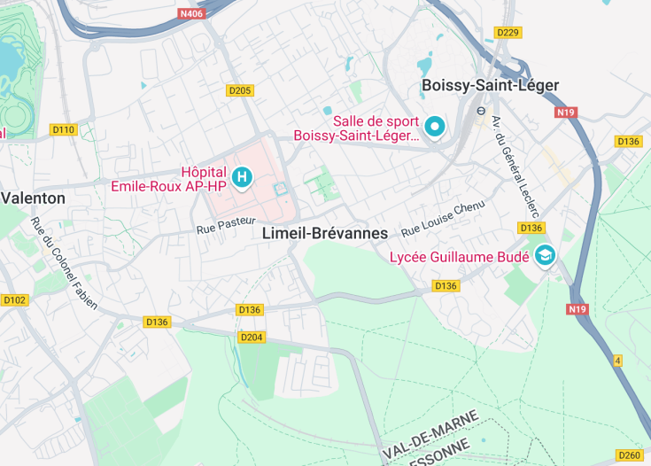 Map of Limeil-Brévannes, France