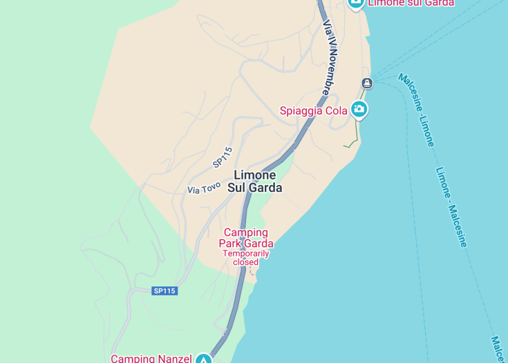 Map of Limone Sul Garda, Italy