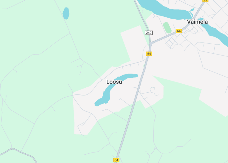 Map of Loosu, Estonia