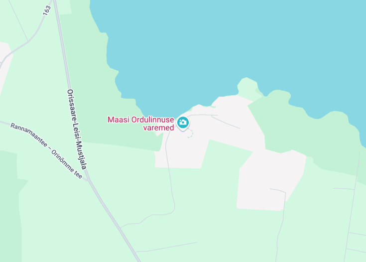 Map of Maasilinna Castle, Orissaare