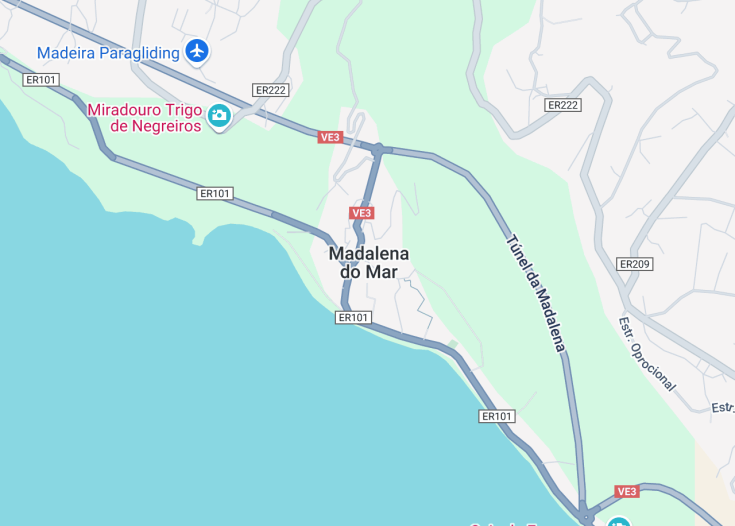 Map of Madalena do Mar, Portugal