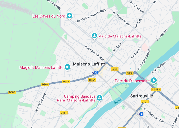 Map of Maisons-Laffitte, France