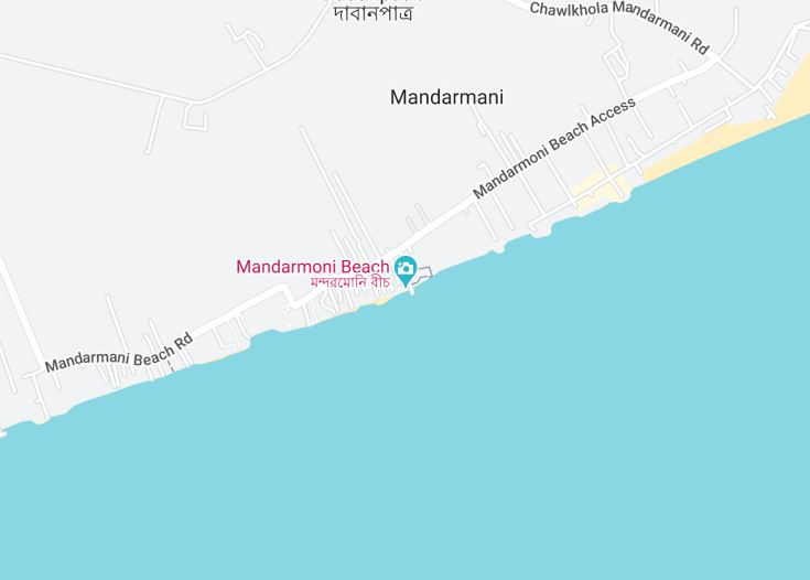 Map of Mandarmani Beach, Kolkata